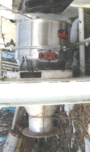 24" dia Kason Vibrating Sifter, Stainless Steel