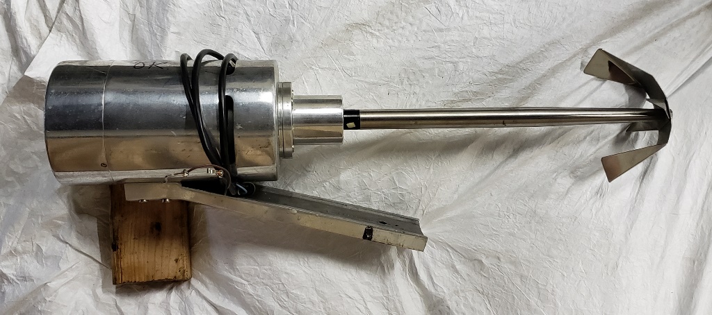 0.25 Hp Clamp- Mount Agitator, Stainless Steel