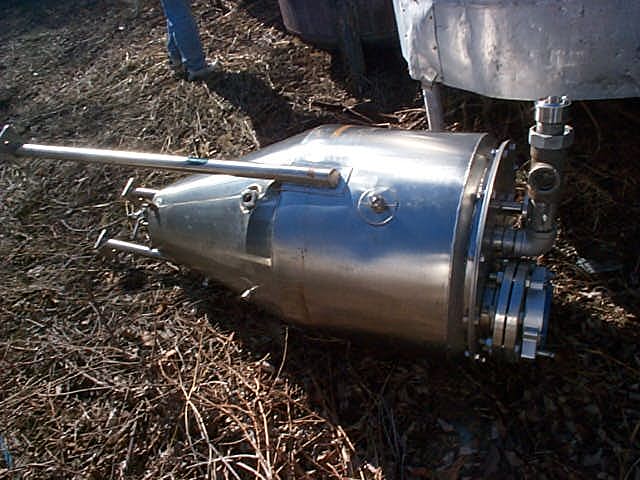 40 gallon vertical, Jacketed Stainless Steel Tank