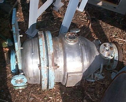 2.62 sq.ft Funda Laboratory Pressure Leaf Filter, Vertical Tank,S/S