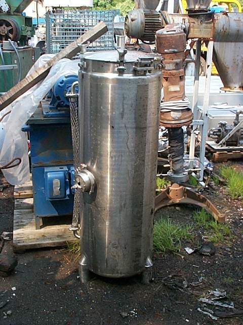 50 Gallon Vertical, Sanitary, 316-L S/S Tank