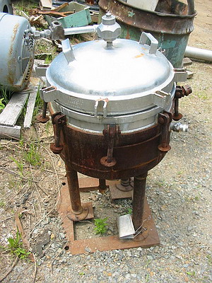 Sparkler Model 14-D-4 Filter, Jacketed, 316 S/S