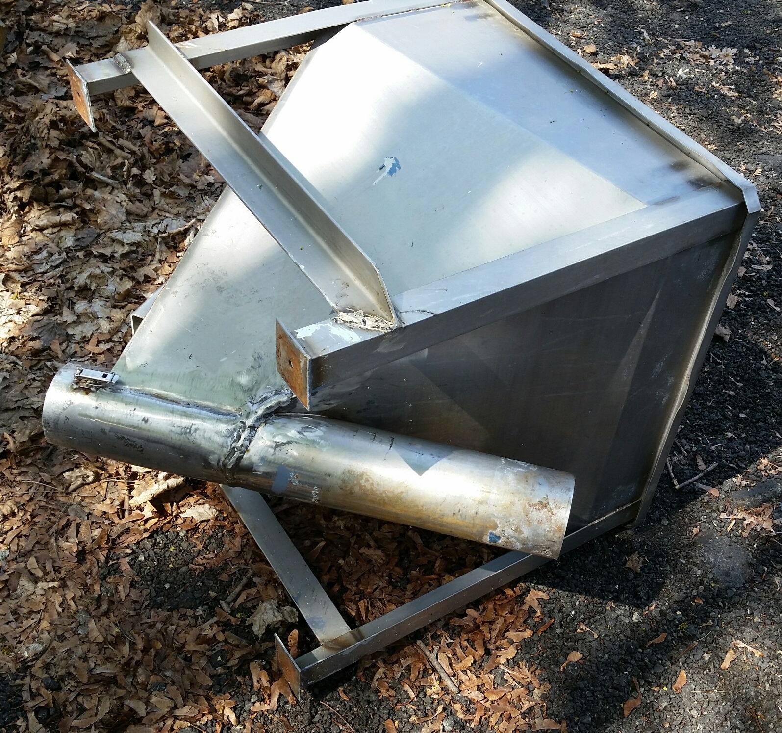 6.1 cubic ft AFC SpiralFeeder Hopper, S/S 