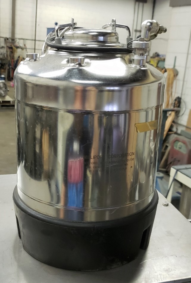 3 Gallon Portable Pressurized Dispensing Tank, 316- S/S